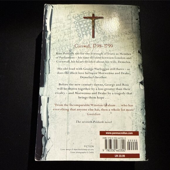 Winston Graham Book Lot of 7 Different Poldark Series by PAPERBACKS - Picture 11 of 12